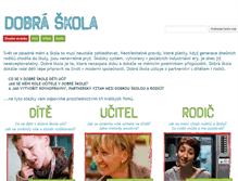 Tablet Screenshot of dobra-skola.cz